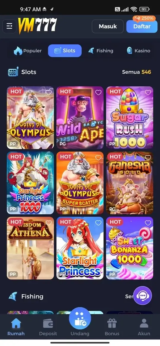 VM777 koleksi permainan slot online
